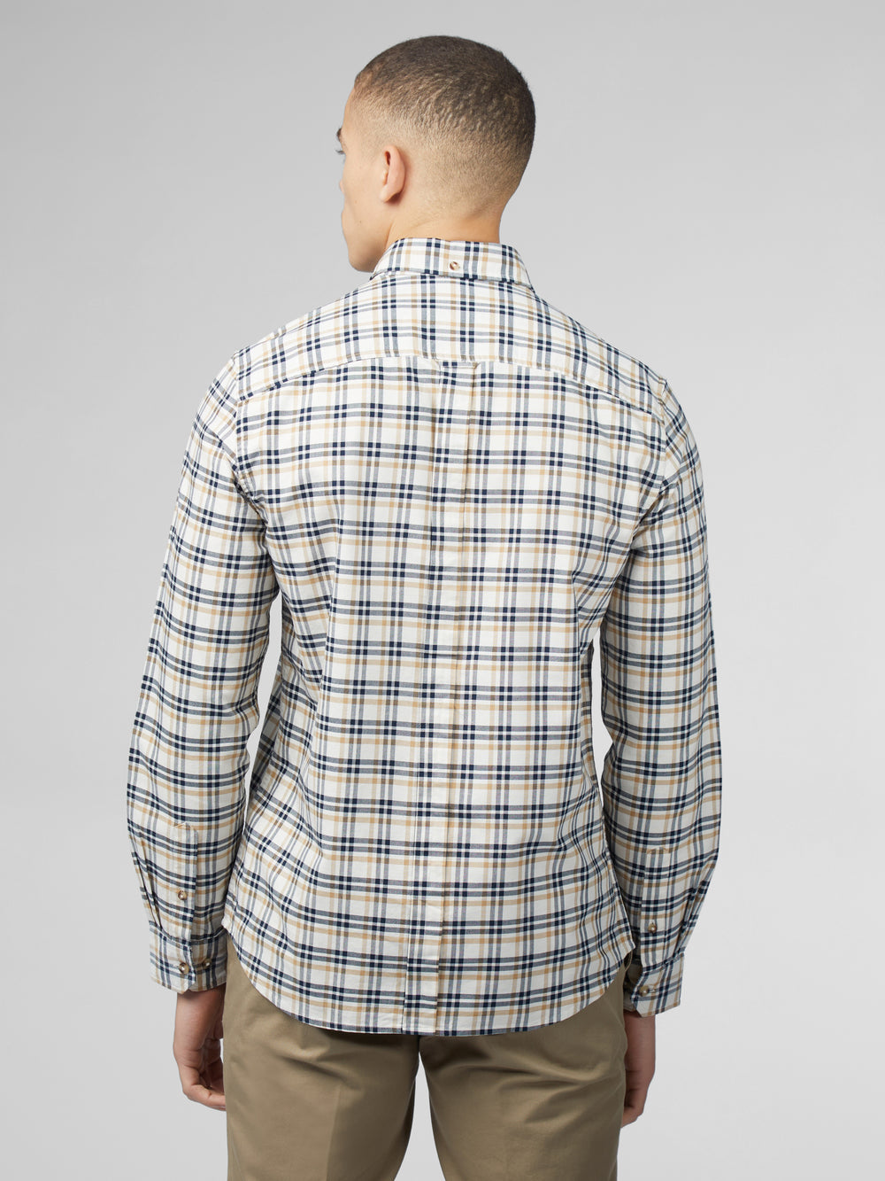 Ben Sherman Signature Oxford Check Shirts White | 169HOIYKJ