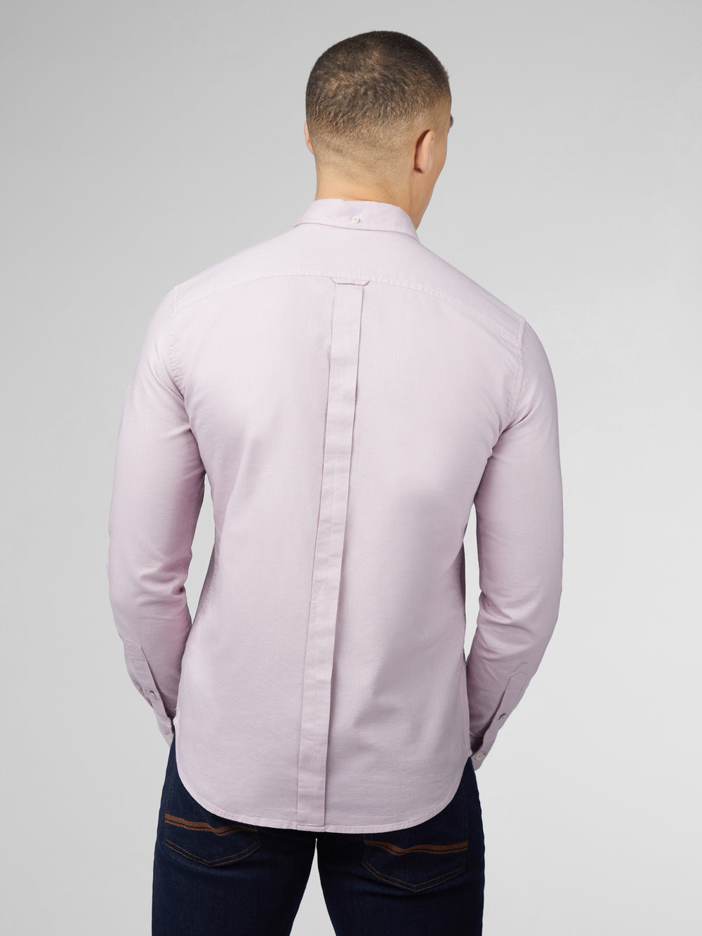 Ben Sherman Signature Oxford Long Sleeve Shirts Purple | 350WHLZSY