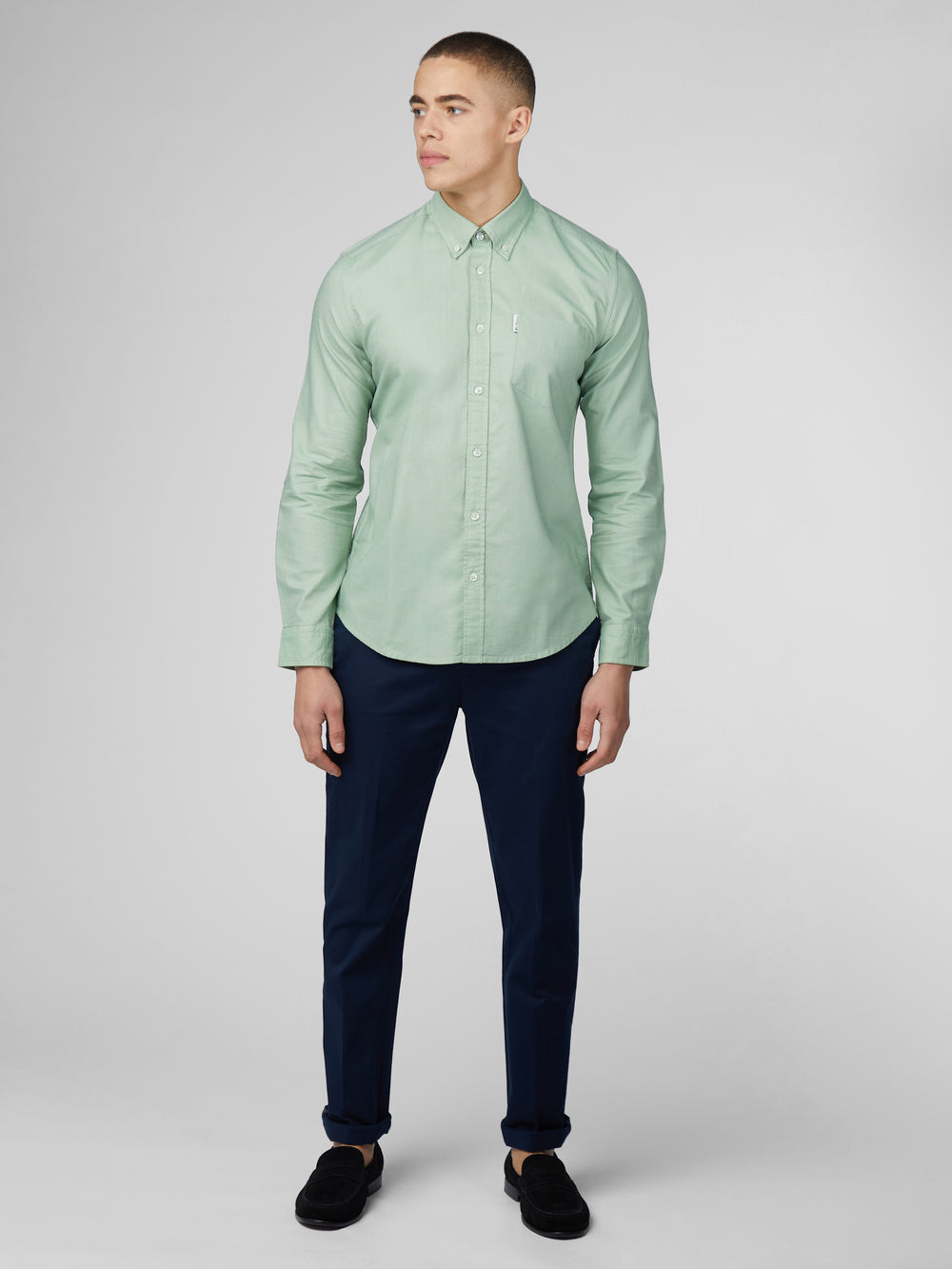 Ben Sherman Signature Oxford Shirts Green | 375QUXICV