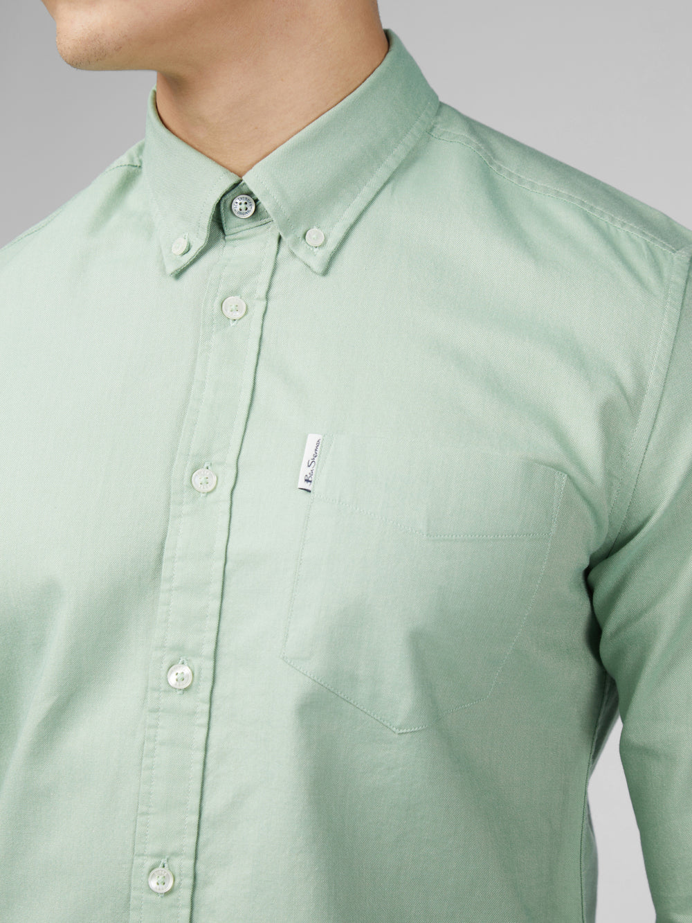 Ben Sherman Signature Oxford Shirts Green | 375QUXICV