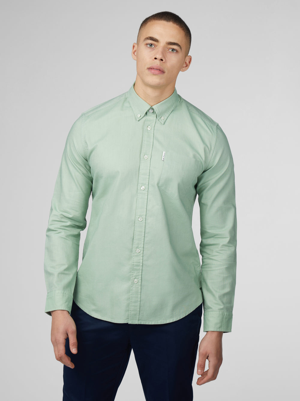 Ben Sherman Signature Oxford Shirts Green | 375QUXICV