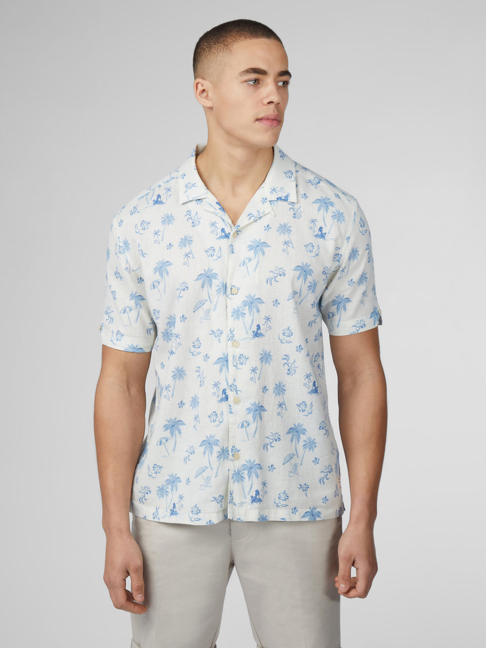 Ben Sherman Signature Resort Shirts White | 269WOELTX