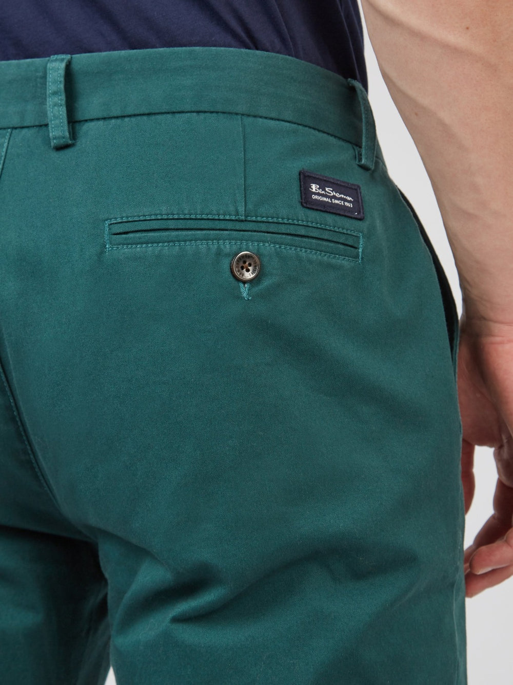 Ben Sherman Signature Slim Stretch Chino Pants Green | 369TNJIFY