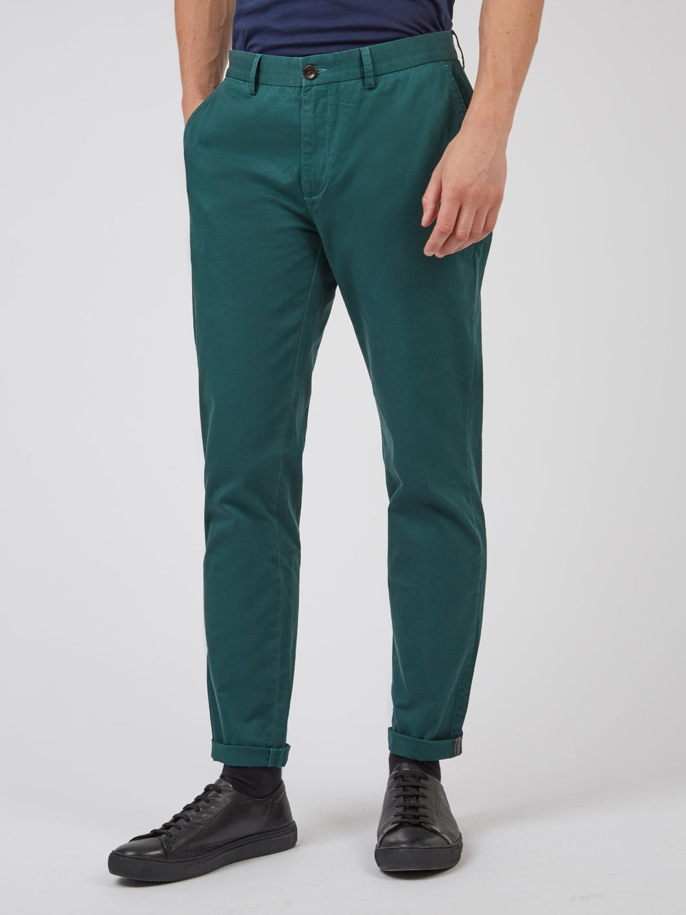 Ben Sherman Signature Slim Stretch Chino Pants Green | 369TNJIFY