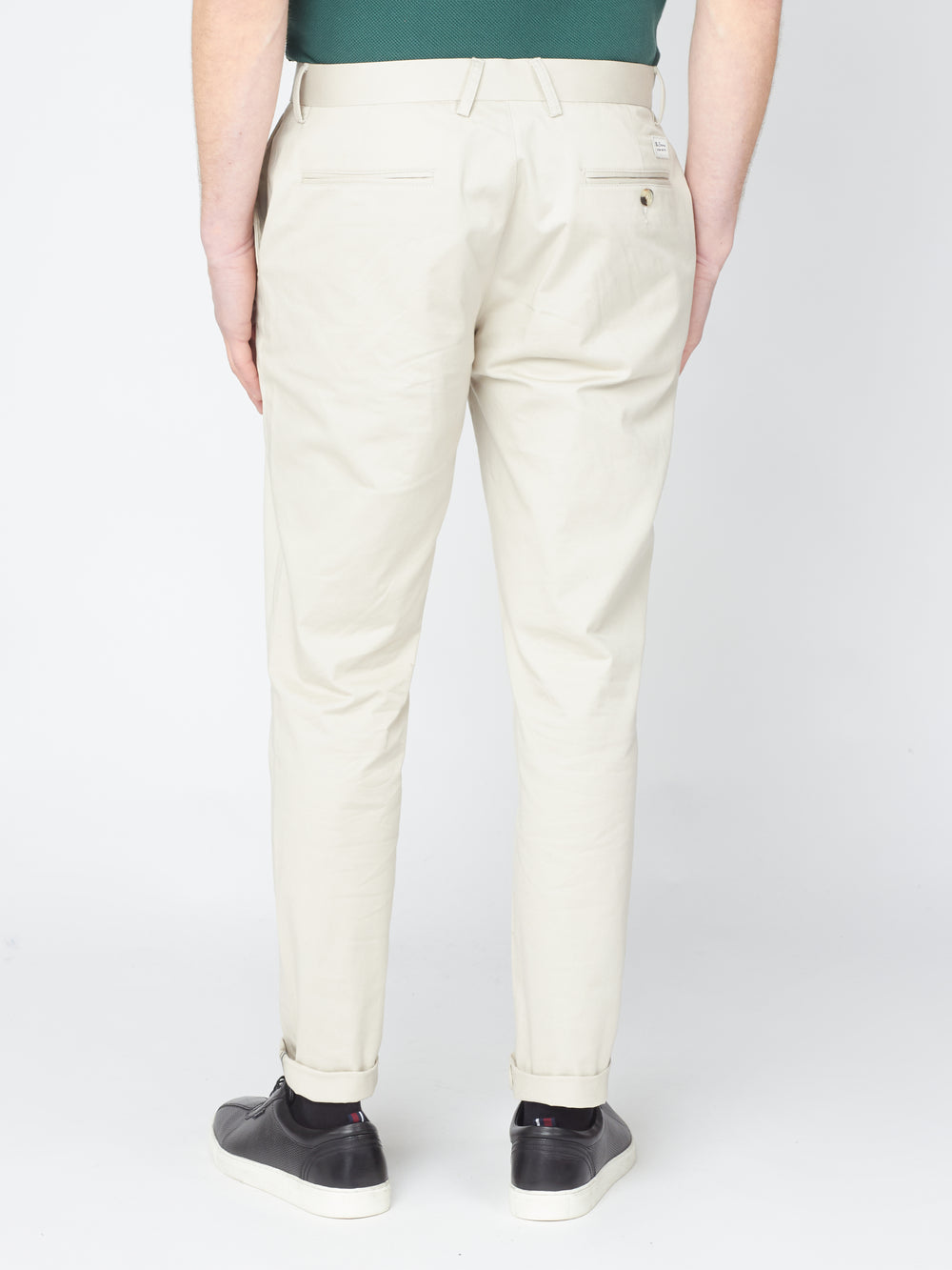 Ben Sherman Signature Slim Stretch Chino Pants White | 138KYRUES