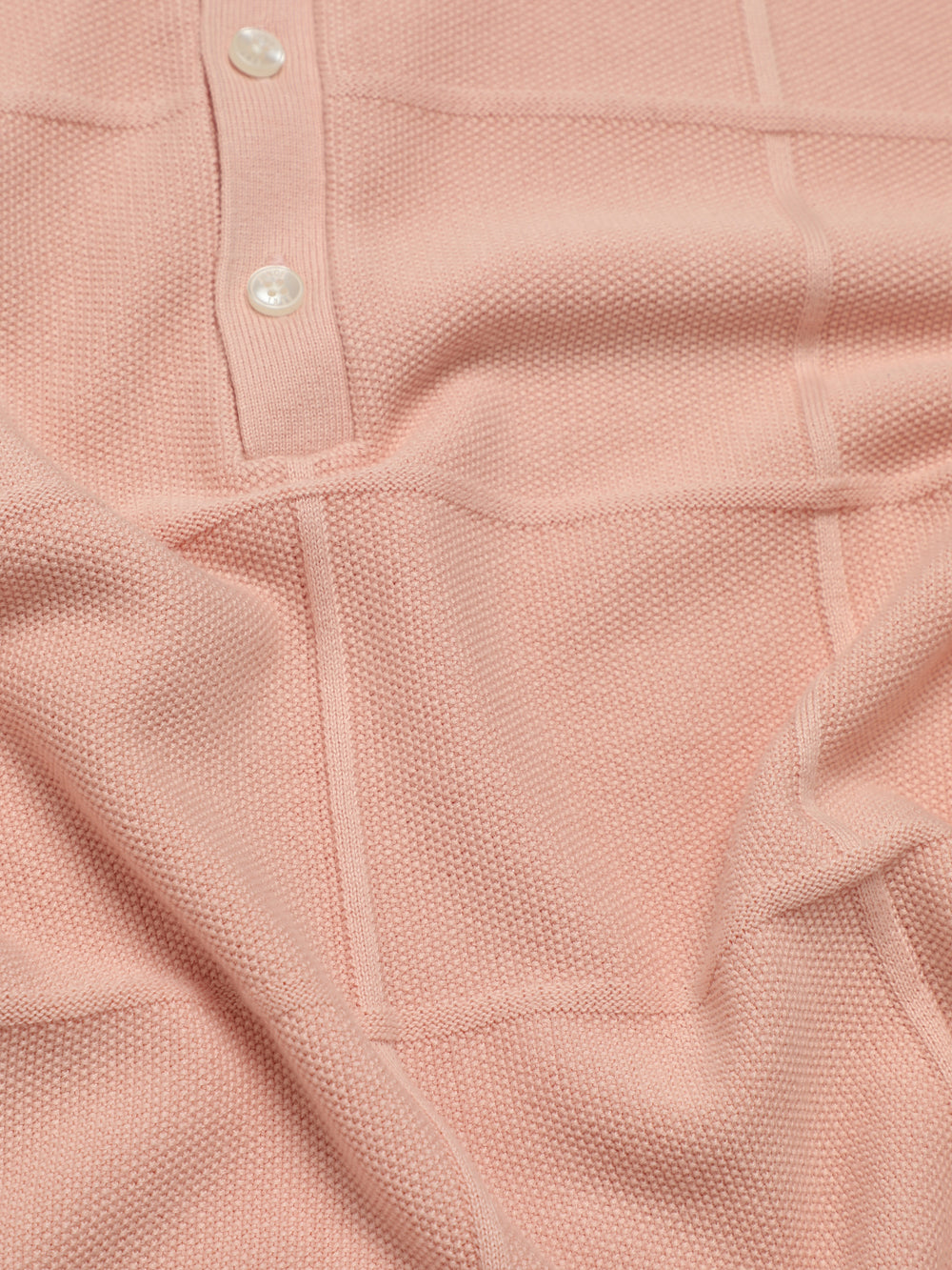 Ben Sherman Signature Textured Polo Knitwear Pink | 247DHSKXZ