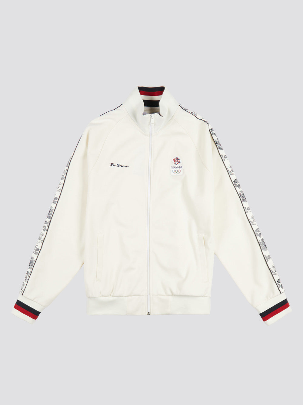 Ben Sherman Team GB Taped Track Top Jackets White | 057RAIGOB