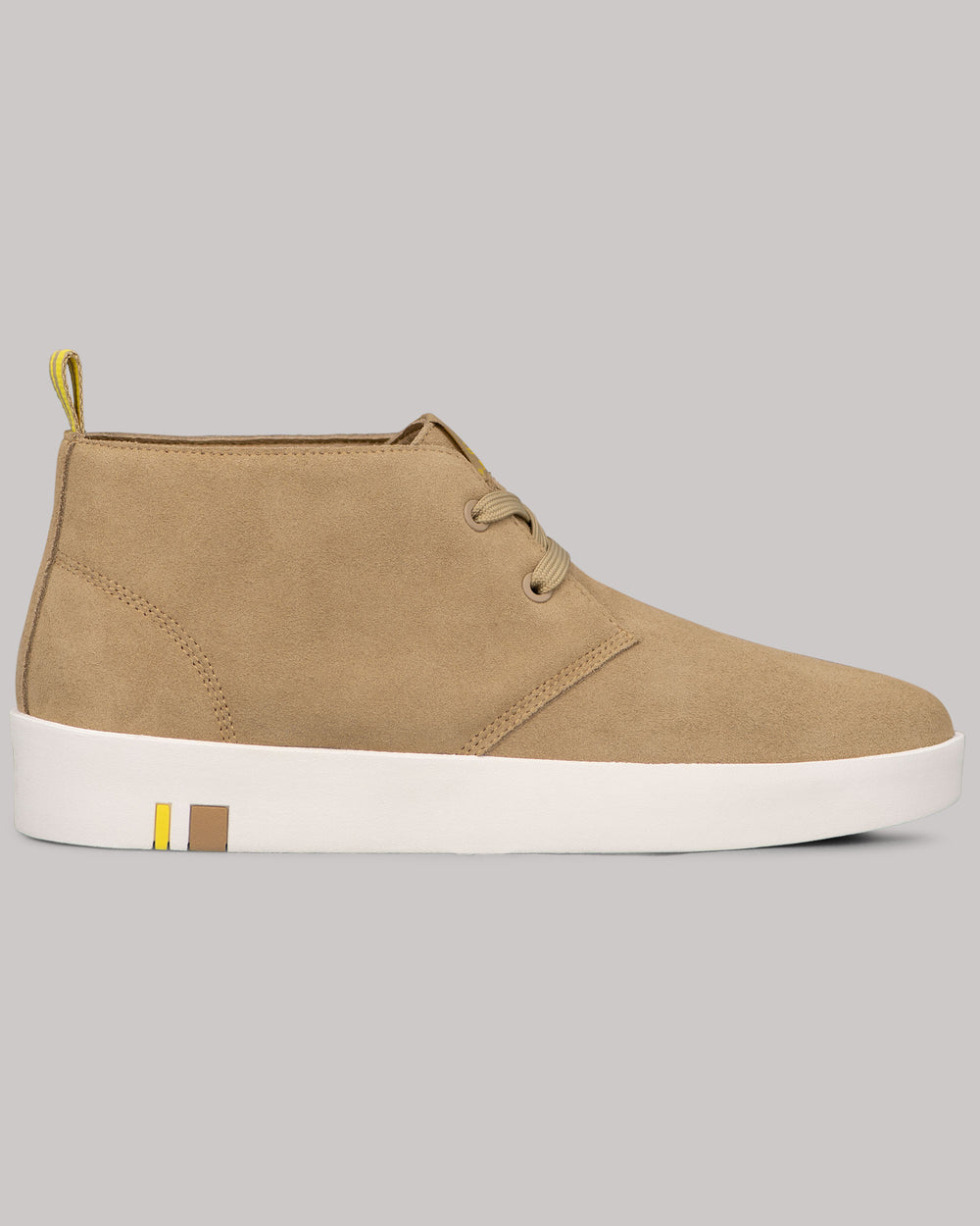 Ben Sherman Thames Chukka Boots Brown / White / Yellow | 201HXRPUL