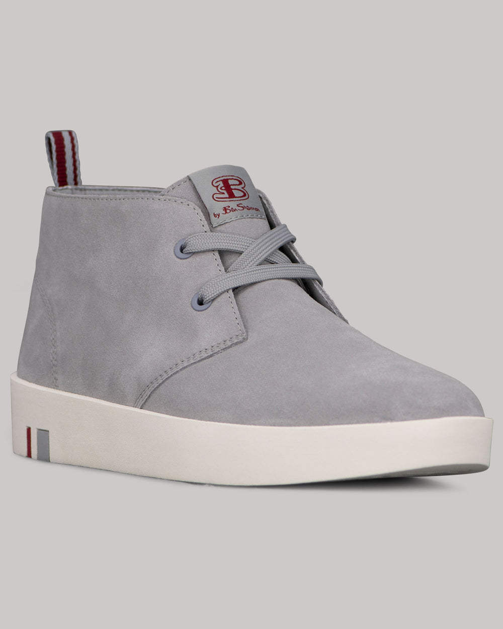 Ben Sherman Thames Chukka Boots White / Red | 185HNQYGI